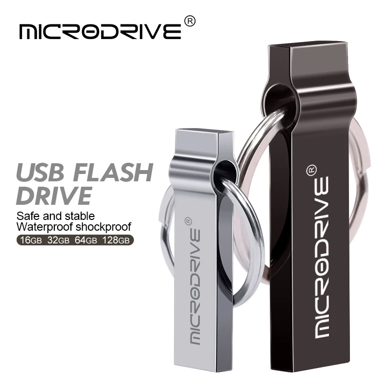 قرص فلاش USB 8 جيجابايت 16 جيجابايت 64 جيجابايت ذاكرة عصا بندريف 32 جيجابايت 128 جيجابايت 256 جيجابايت عالية السرعة محركات أقراص فلاش USB مقاوم للماء المحمولة U القرص #2