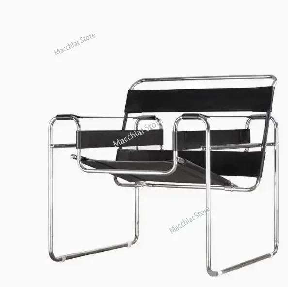 Sofa Living Designer-Lederstuhl zum Entspannen, Einzelbüro-Liegestuhl mit Rückenlehnen, Rotin,