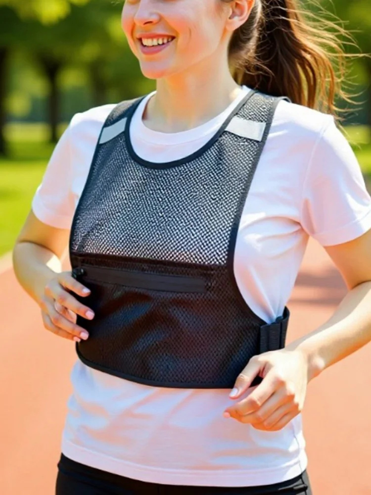AliExpress NONE New Luminous Sports Vest Bag Outdoor Cycling Reflective Vest Bag Multi-functional Marathon Fitness Training Equipment