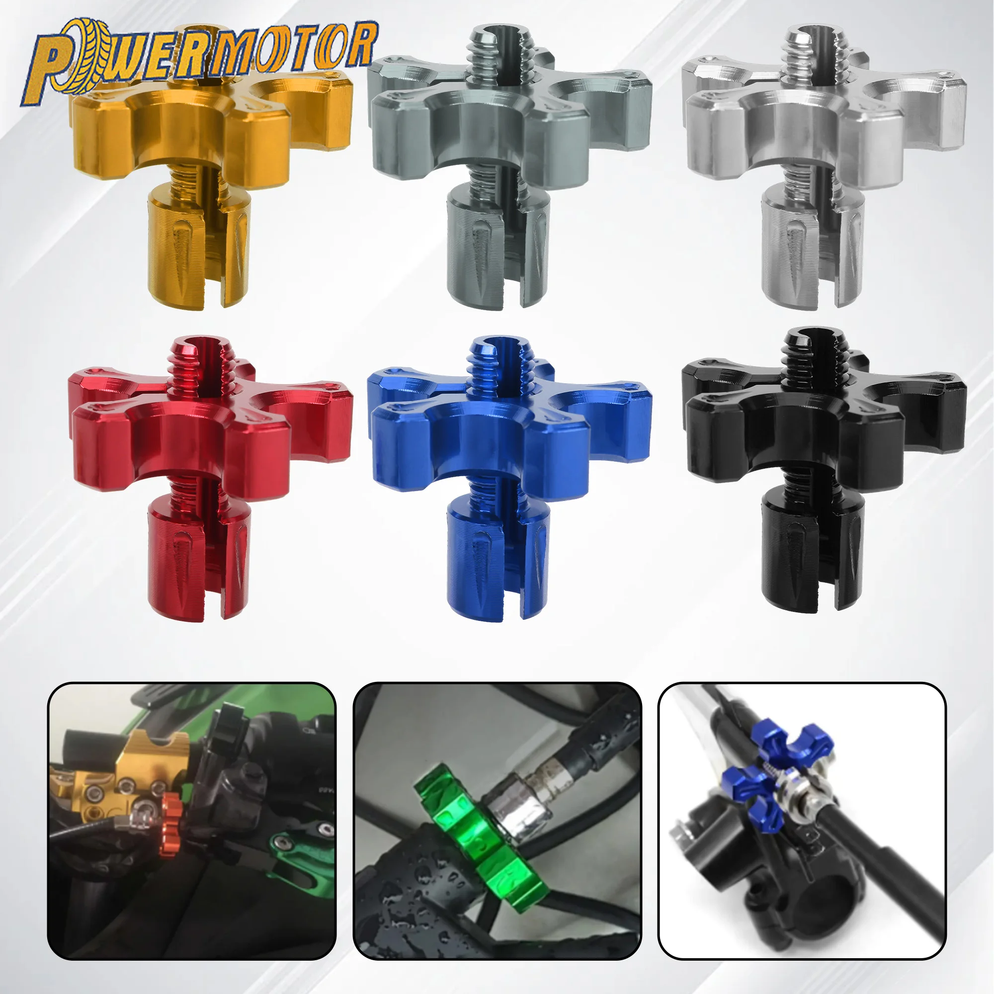 

Universal Motorcycle Brake Levers Cable Wire Adjuster Clutch Cable Tightness Adjustment ATV Motocross Scooters Dirtbike Tuning