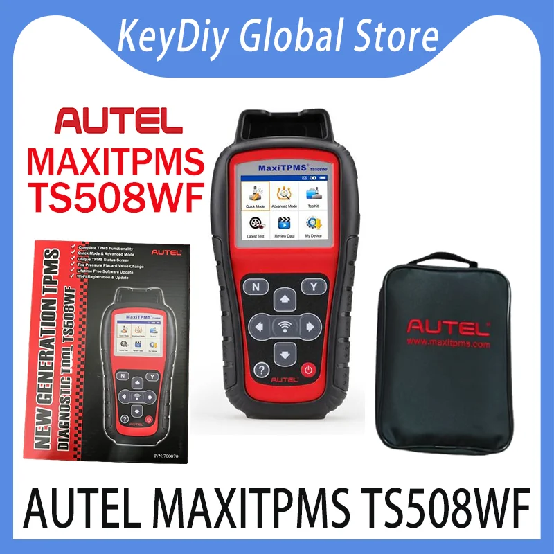 Autel MaxiTPMS TS508WF TPMS Diagnostic Service Tool Tire Repair Pressure Monitor Program Activate Conduct TPMS MX Sensor Relearn