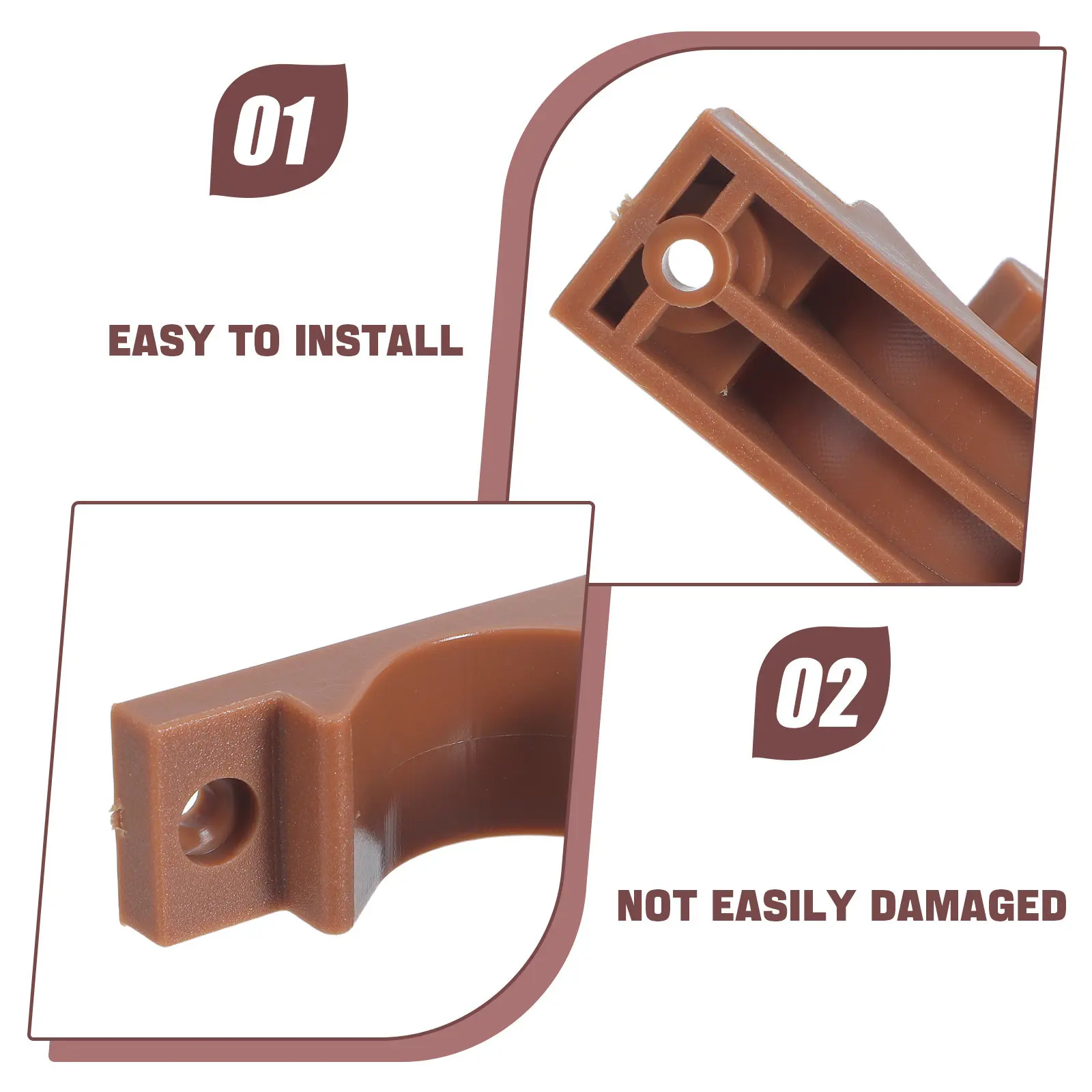10Pcs Folding Chair Retainer Buckle Plastic Anti-Loose Clip for Balcony Rattan Leisure Chair Folding Table Accessory for 3 4 8 7