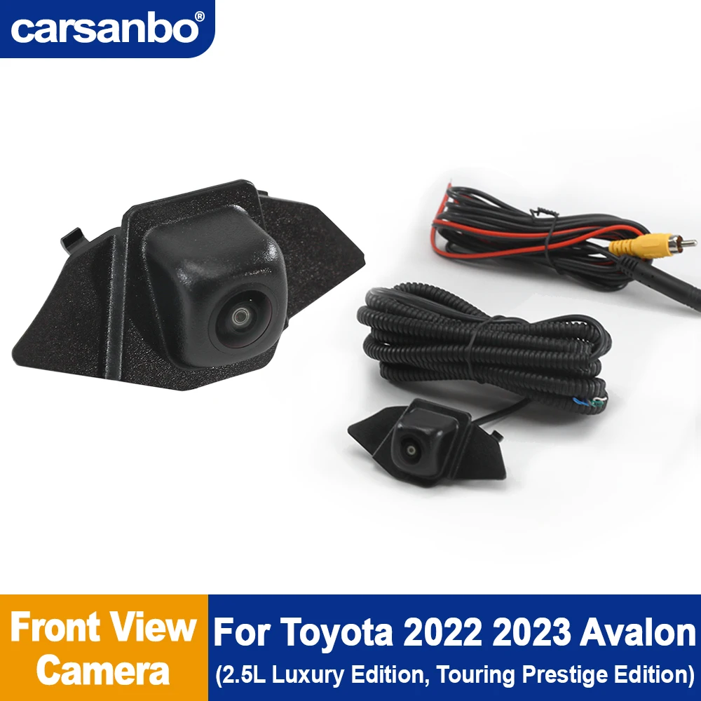 

Автомобильная передняя камера Carsanbo для Toyota Avalon Sedan 2022-2023, OEM, ночное видение, широкоугольная (рыбий глаз)