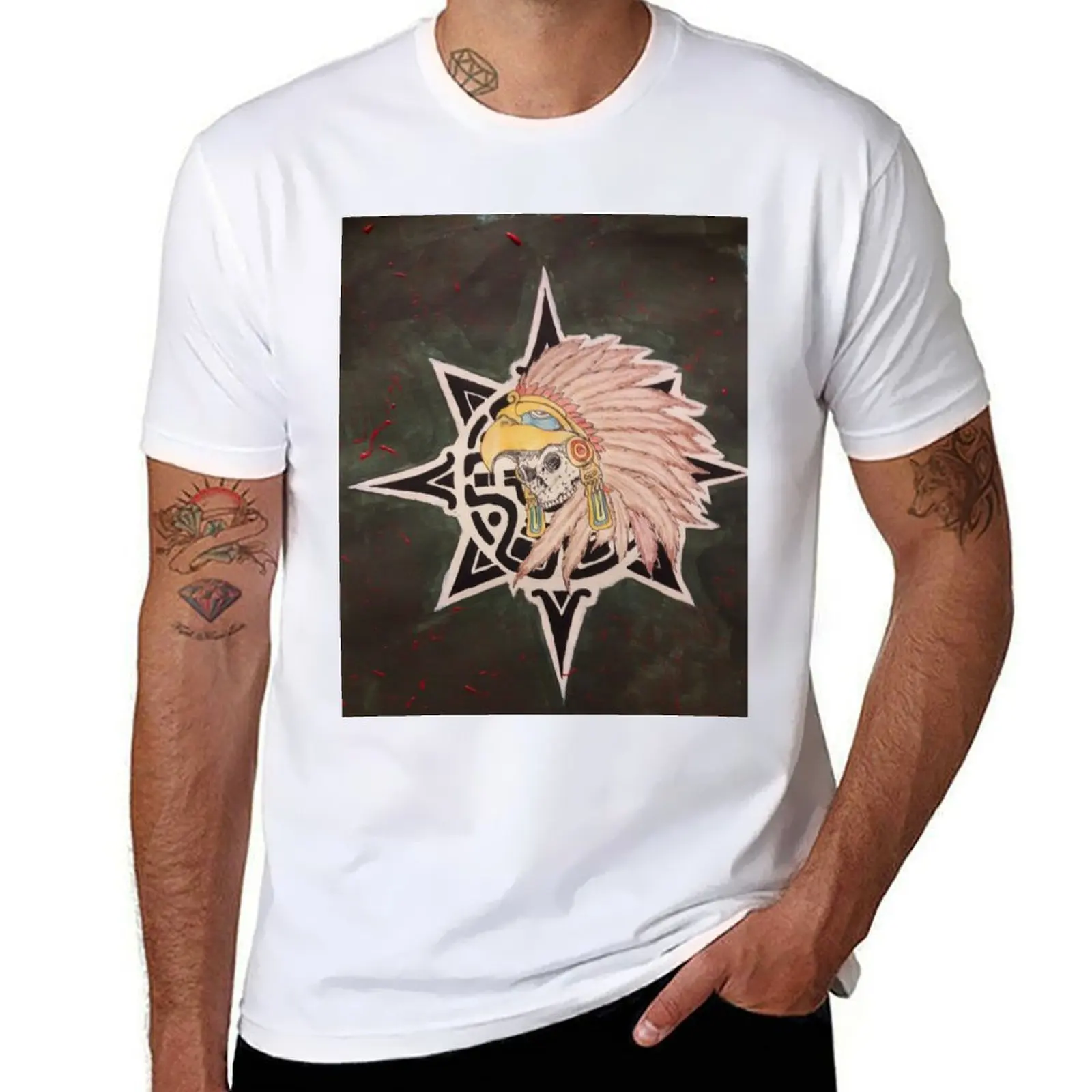 

Aztec Pride T-Shirt mens graphic t shirts t shirt for man T-Shirt