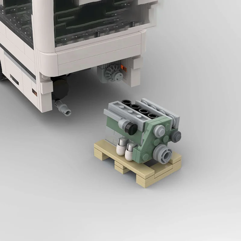 MOC 1173 قطعة الناقل 256.22V1 حافلات المدينة نموذج لتقوم بها بنفسك اللبنات التراص الطوب ألعاب تعليمية إبداعية هدية طفل