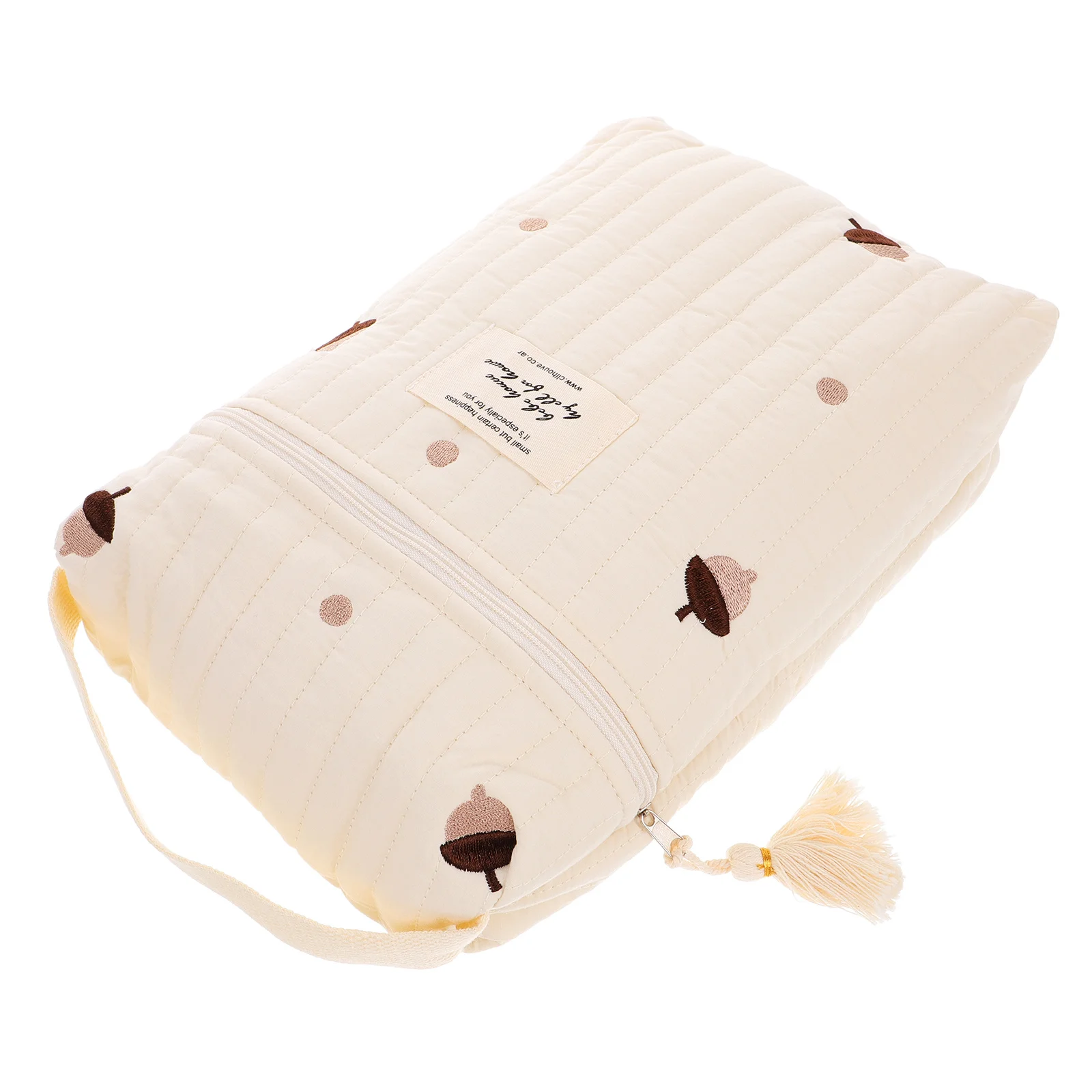 حقيبة تنظيم الحفاضات قابلة لإعادة الاستخدام من القماش القطني حقيبة حفاضات للمناديل والزجاجات والحفاضات والسفر وتخزين المناديل للأم يجب اقتناؤها #6