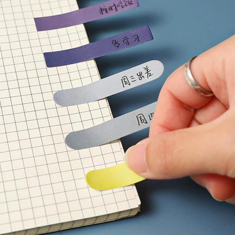 W89C 120pack Sticky N Times INDEX TABS PAGE đánh dấu trang để đọc sách Ghi chú phân loại