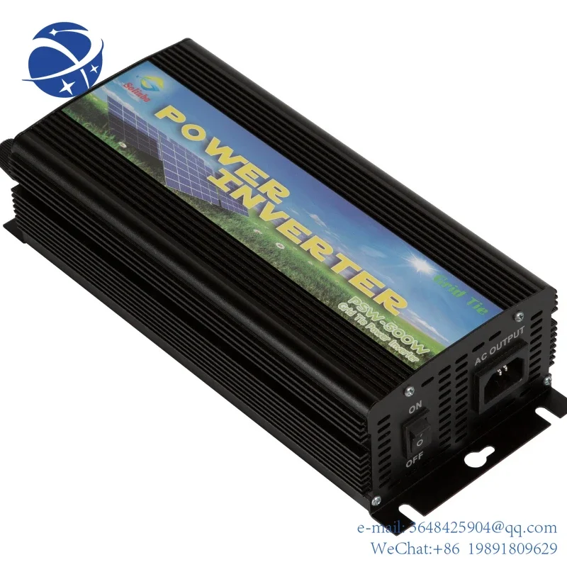 

YYHCBest price 500w DC22-56v/AC90-130v MPPT Stackable grid tie inverter solar PV converter