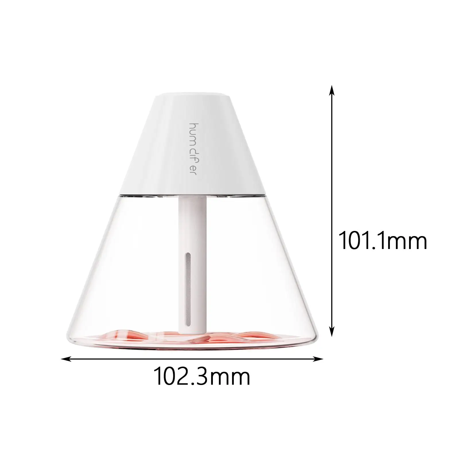 Portable Mini Desk Humidifier with Lights Two Mist Mode Whisper USB for Dorm