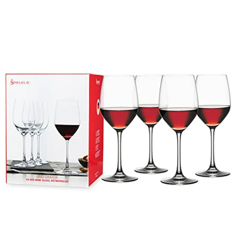 

Vino Grande Stemmed es, Crystal Clear Wine Glasses for Pinot Noir, Cabernet, Wedding, Anniversary, Housewarming, Birthday Gifts