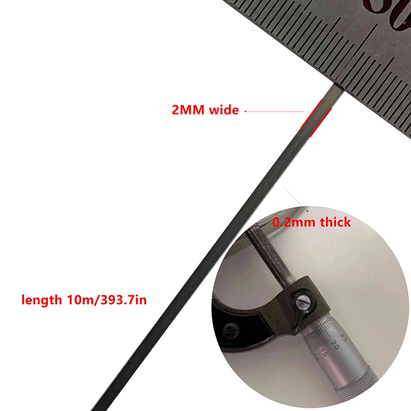 Sluitmachine Nichrome platte strip, 10 m hitteafdichtingsblad