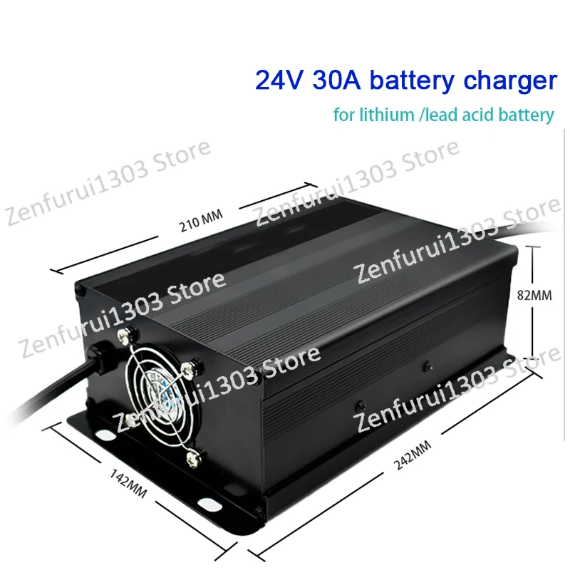 24V 30A 25A Charger 29.2V 30A 29.4V 25A 25.2V 25A For Lithium Ion Lifepo4 Li Ion LTO Battery Lead Acid