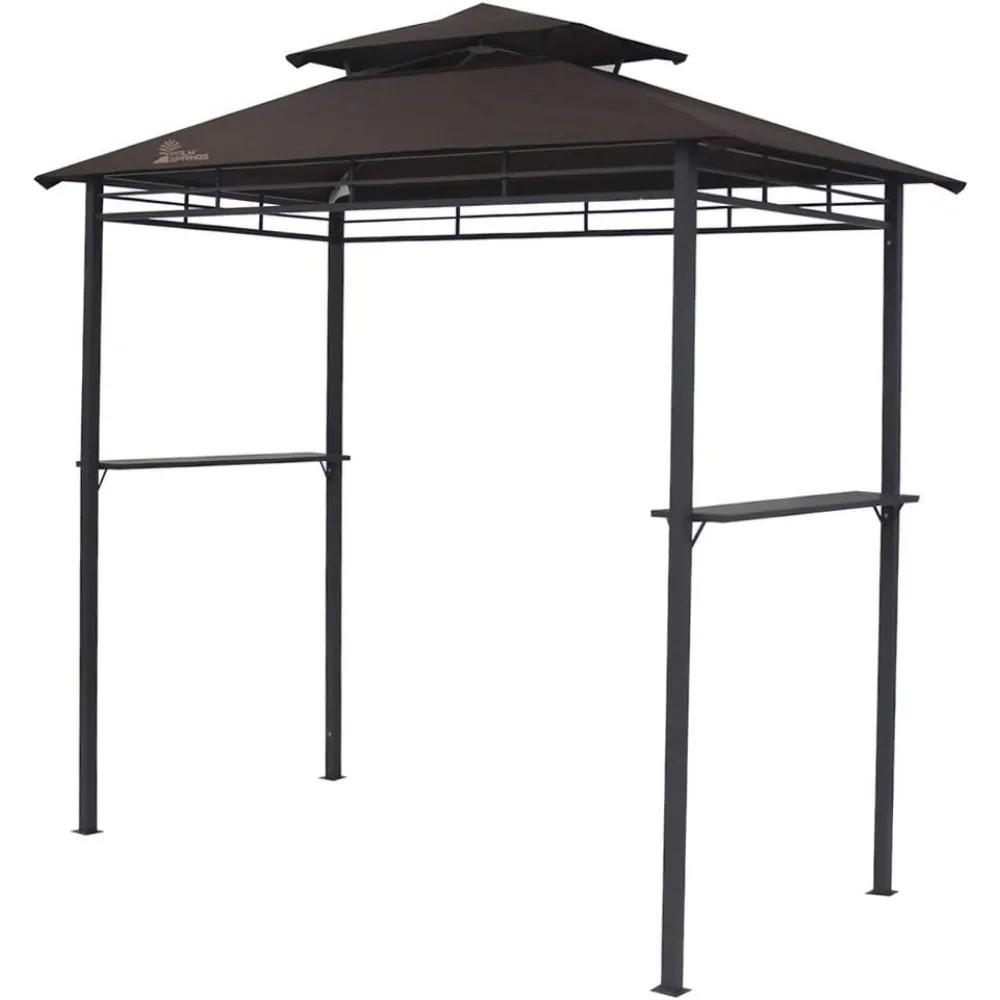 

Deluxe 8FT Double-Tier Barbecue Canopy/BBQ Grill Tent Brown