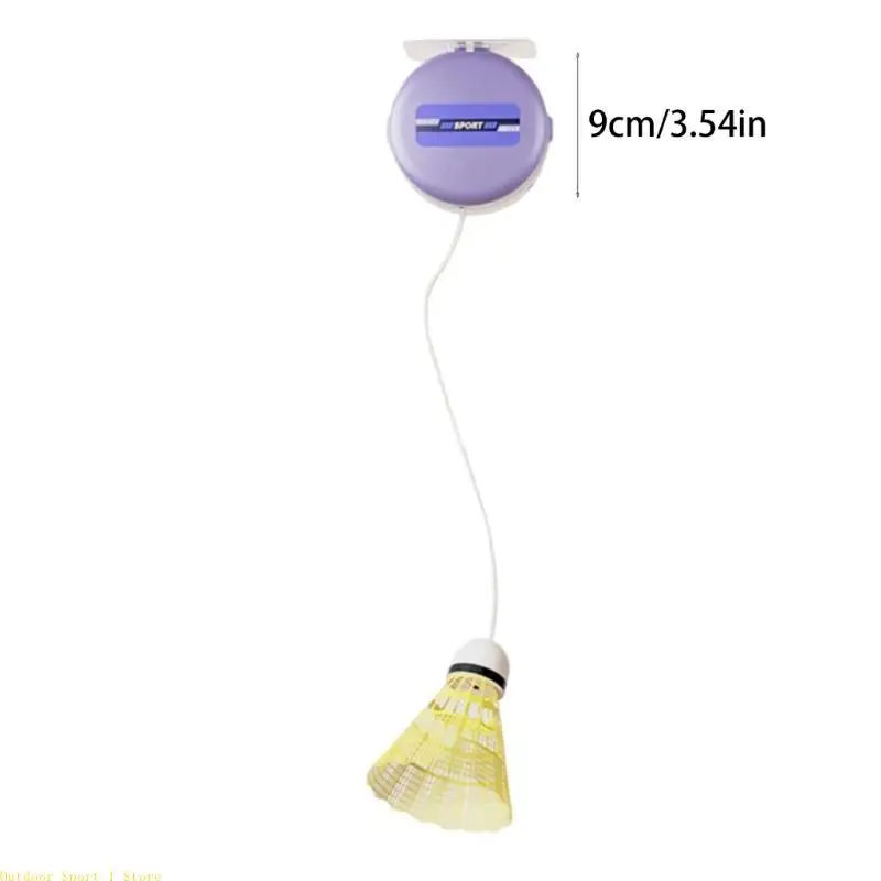 A0KA Remote Control Badminton Trainer Portable Badminton Trainer Practice Tool Professional Badminton Training Tool