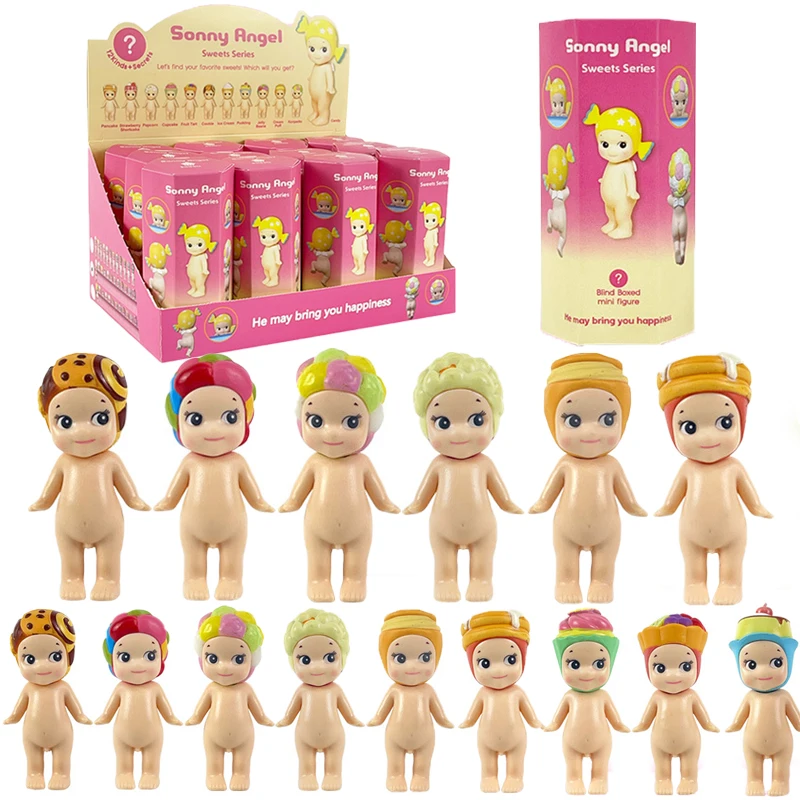 Sunshine Angel Party Angel Candy Standing Mini Doll Car Decoration Computer Mobile Phone Sticker Decoration Cute Blind Box