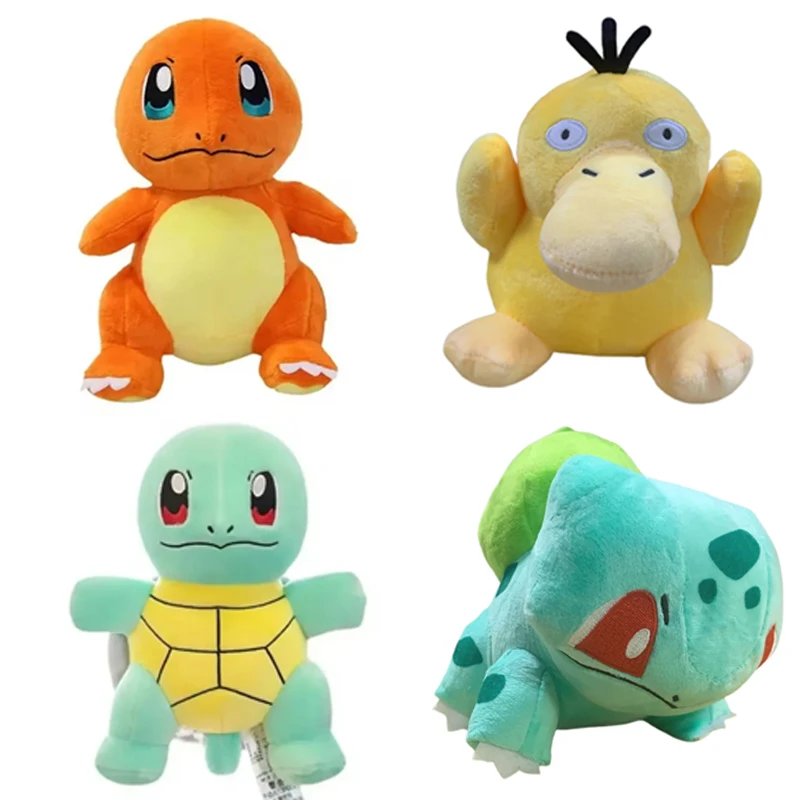 Heiße 20CM Pokémon Plüschpuppe Pikachu Stofftiere für Kinder Charmander Squirtle Bulbasaur Jigglypuff Eevee Snorlax Lapras Kinder