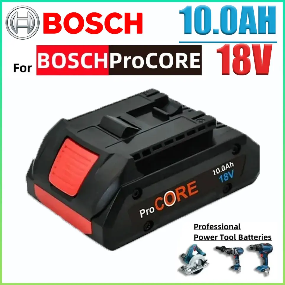 Bosch 18V 10.0AH ProCORE Replacement Battery for Bosch Professional System Cordless Tools BAT609 BAT618 GBA18V80 21700 Cell