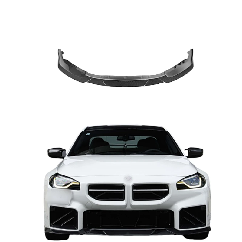 R44 style Carbon Fiber front lip For G87 M2 Rear bumper lip