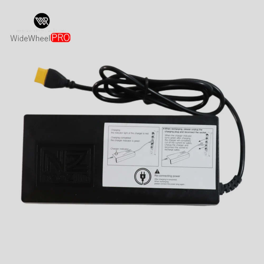 100%  Orginal 48V 2A Charger Suit For Mercane WideWheel Pro  Charger 2A  Electric Scooter Parts