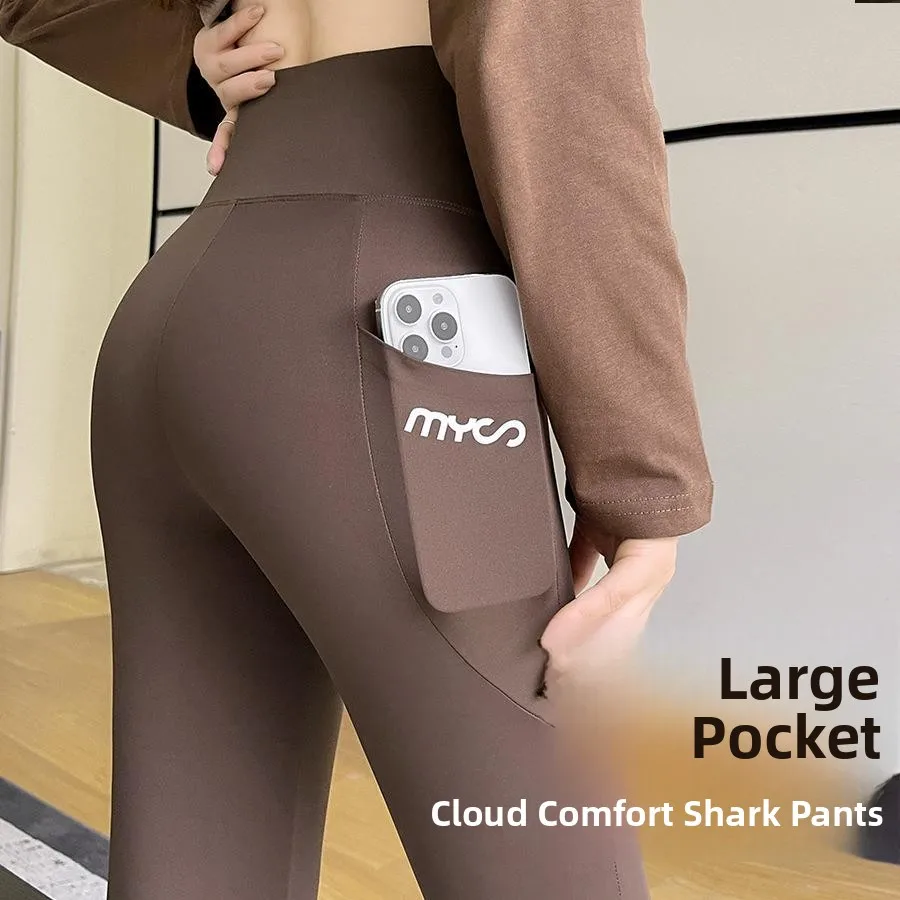 

High Waist Slim Fit Yoga Sports Pants Women's Thin Barrel Leggings ket Design Long Trousers Spring Faion Outerwear