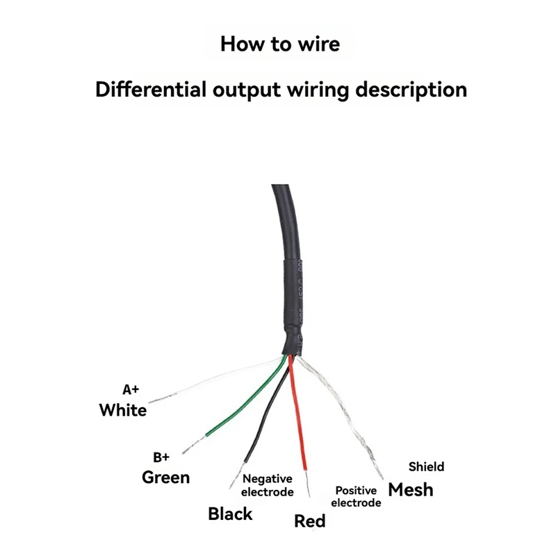 Rotary Incremental Encoder 38S6G5-B-G24N AB 2-Phase Connection 50P/R 5-24V Solid Shaft DC Open Collector NPN Output