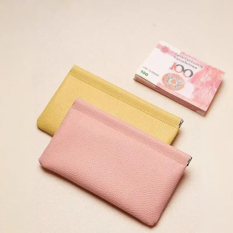 PU Leather Travel Bag for Long Wallet and Passport Ideal for Organized Travelers