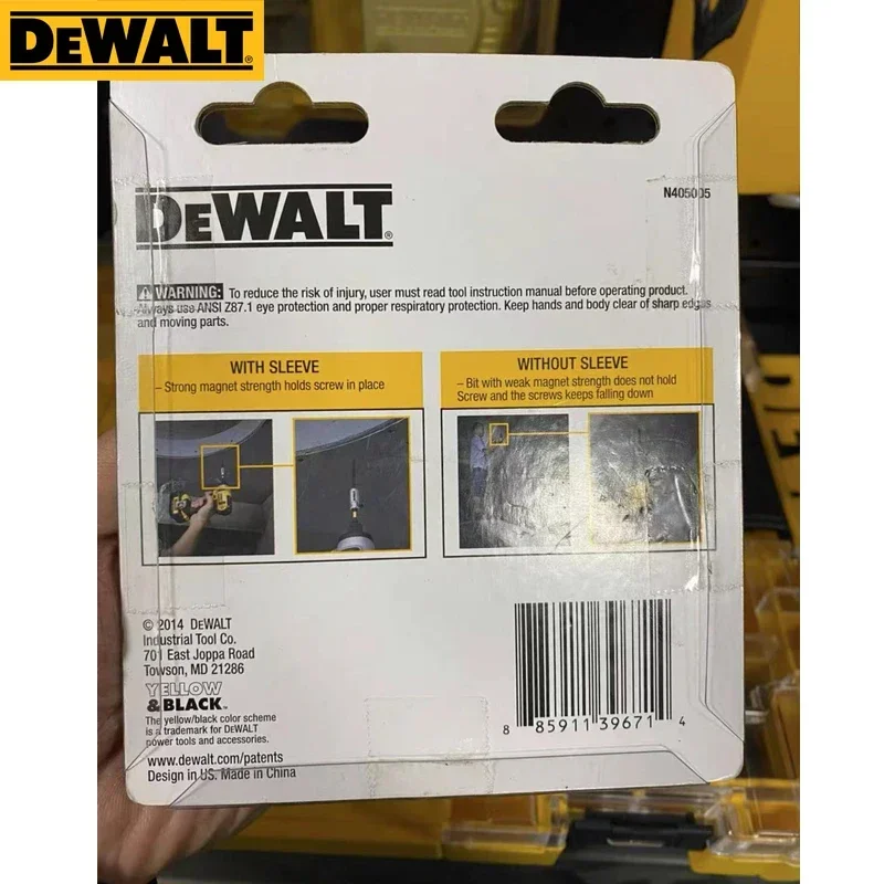 DEWALT Trapano a batteria Punte da trapano per avvitatore a percussione Punta di torsione 10x65mm con magnetizzatore da 13mm Accessori per