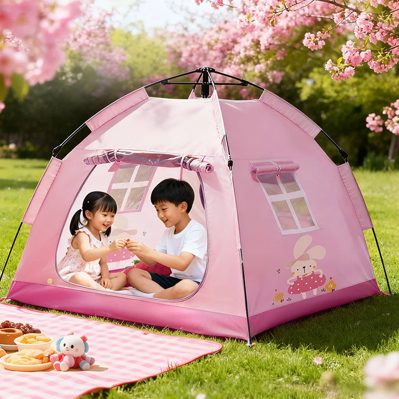 

Children's Indoor Tent Unisex Secret Base Small House Tunnel Crawling Tube Sleepover Toy for Boys Girls Baby