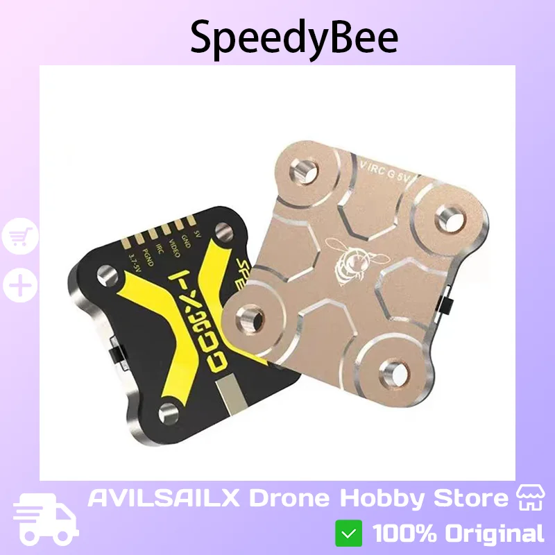 

SpeedyBee TX1600 TX ULTRA 1,6 Вт 5,8G 48CH Аналоговый VTX с радиатором, поддержкой SmartAudio/IRC Tramp, для гоночного дрона FPV