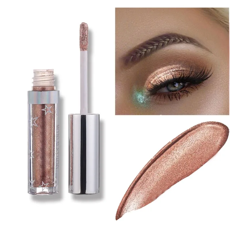 12 Colors Eye shadow Luminous Liquid Eye Shadow Stick Diamond Glitter Waterproof Shining Shimmer Eyeshadow Pen Pigments