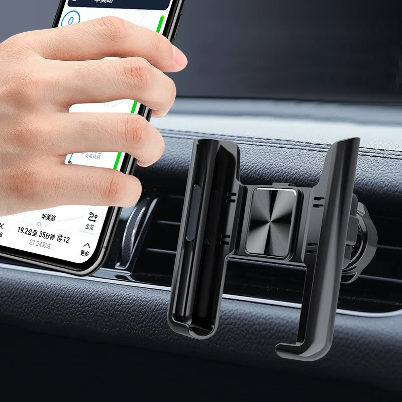 Mobile Phone Holder In Car 360° Rotation Cell Phone Stand Universal Gravity Auto Phone Holder Air Vent Clip Mount GPS Support