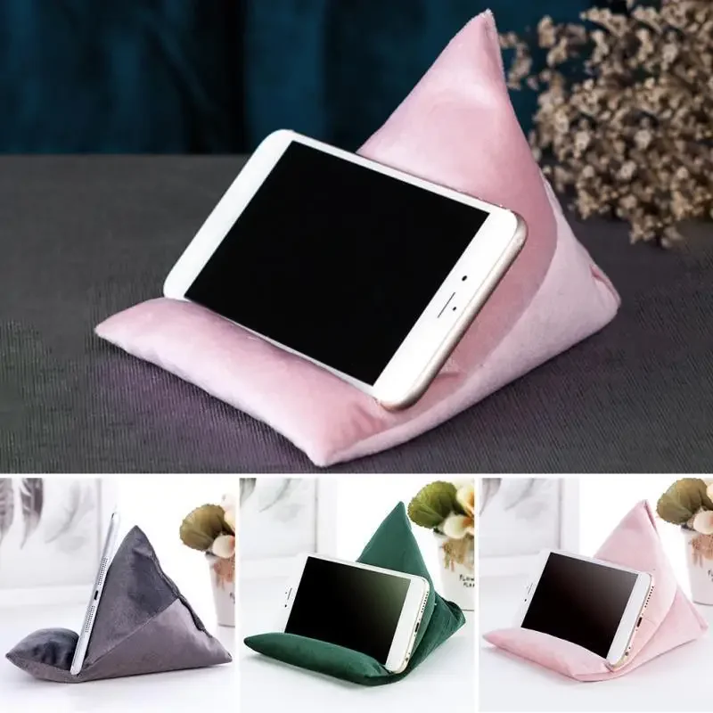 Poduszka do czytania, telefon komórkowy, Tablet, leniwa osoba, uchwyt na telefon komórkowy, stojak do czytania, uchwyt na poduszkę z tkaniny, poduszka na stół