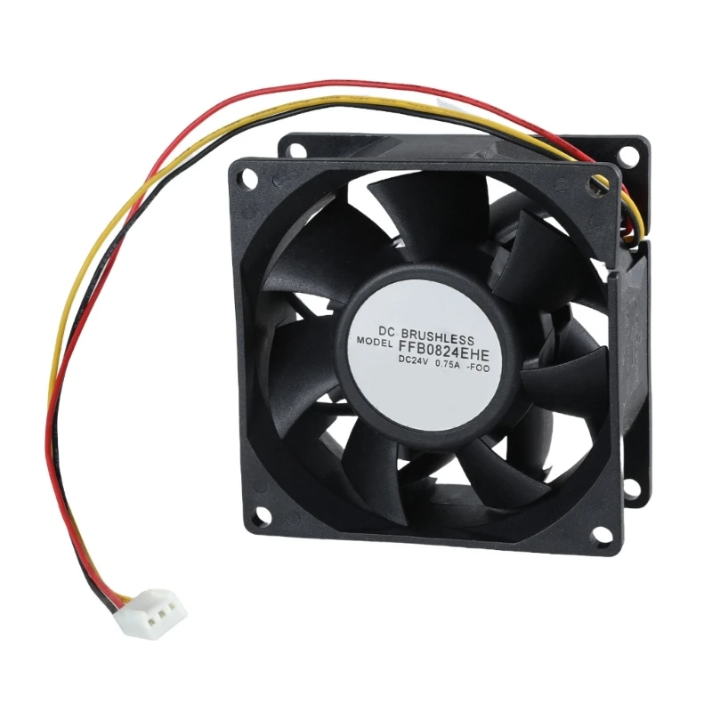 Cooling Fan With Alert Feature FFB0824EHE 80x80mm 8CM Fan for Computer/Server Overheat Protecting Dropship