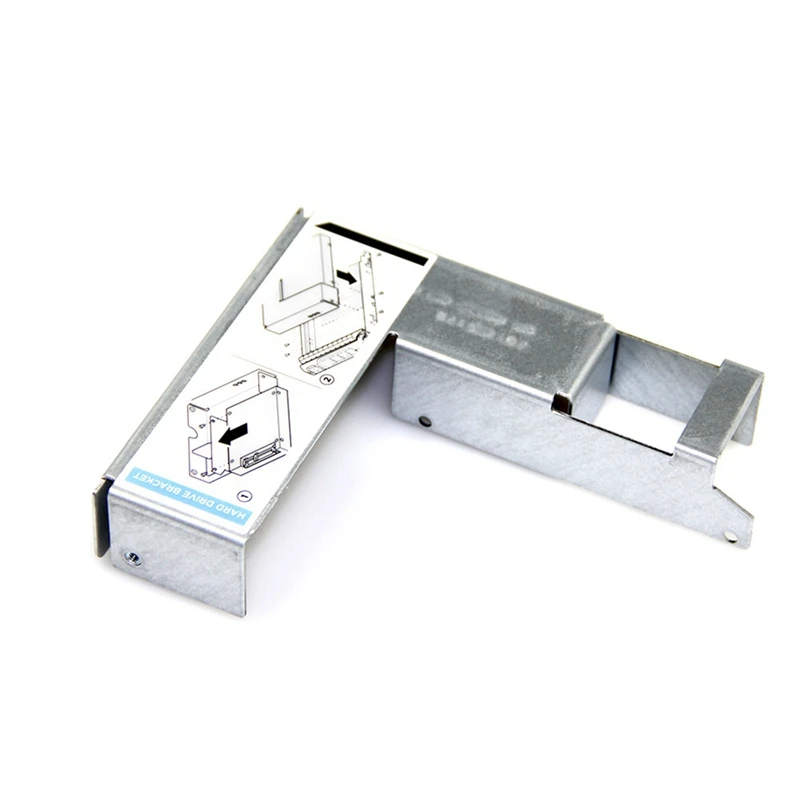 10 шт. 3,5-дюймовый на 2,5-дюймовый серебряный кронштейн для жесткого диска Caddy для DELL R420 R430 R510 R520 T620 R710 R720 R730 9W8C4 адаптер конвертера