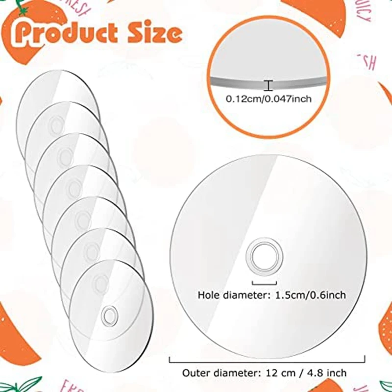 Klare CDs zum Malen leere CDs für die Dekoration DIY ästhetische Wand CD Raum dekor transparente Wand CDs Handwerk