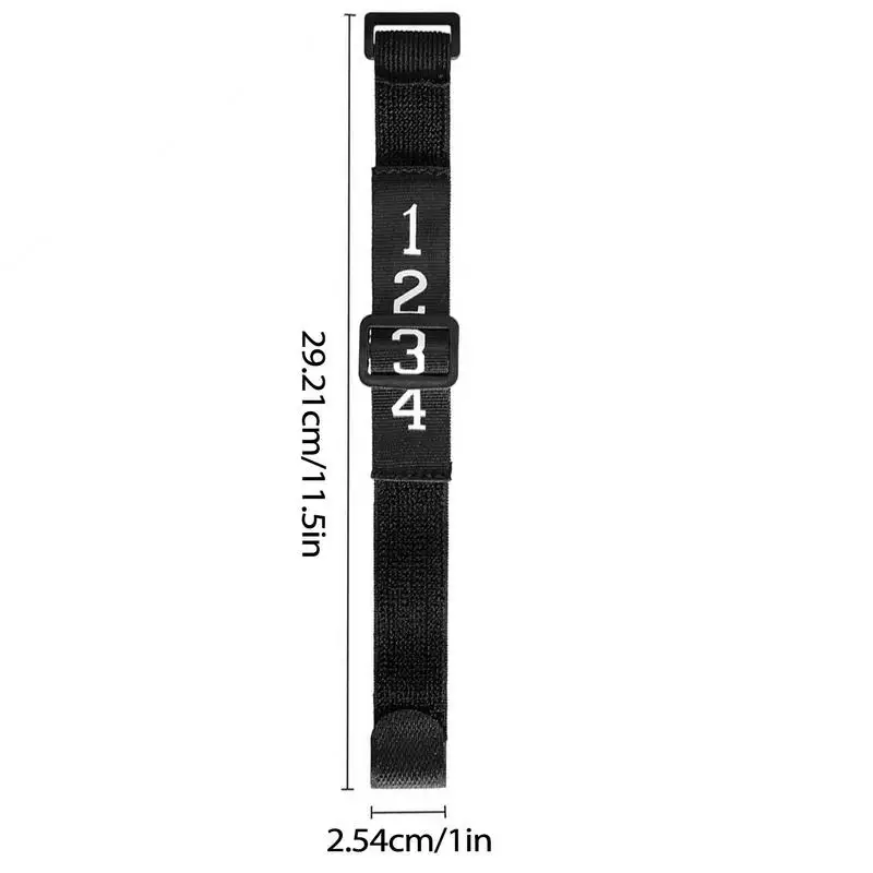Football Numbered Wrist Football Wristband Referee Gear Professional Soccer Equipment Daily Training Referee Accessories For