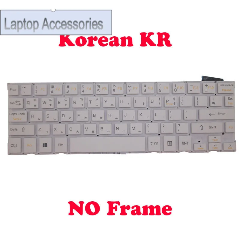 HJ FWhite KR SP AR Keyboard For LG Z160 Z160-GH30K GH50K H160 H160-G GV1WK GV3WK Arabia AR Korean KR Spanish SP No Frame