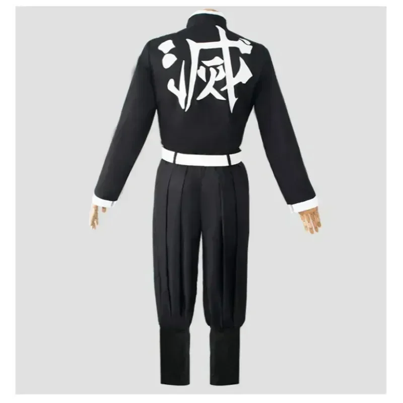 Anime Demon Slayer Kimetsu Geen Yaiba Tomioka Giyuu Cosplay Kostuum Pak Uniformen Kostuums Pruik Kind Volwassen Partij