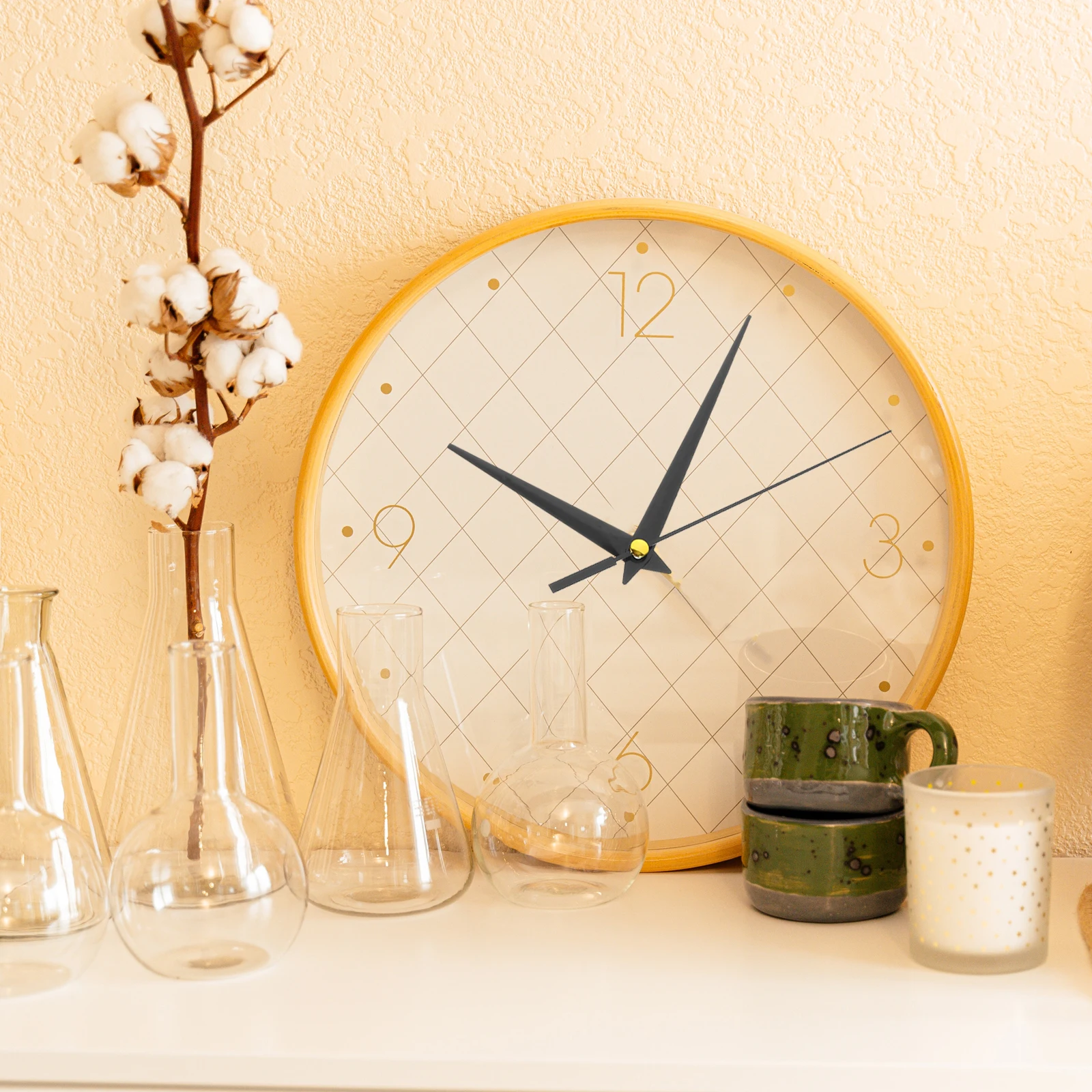 

4Sets Metal Clock Hands Wide Application Durable Rustproof Precise Time Display Quick Installation Clock Parts Kit