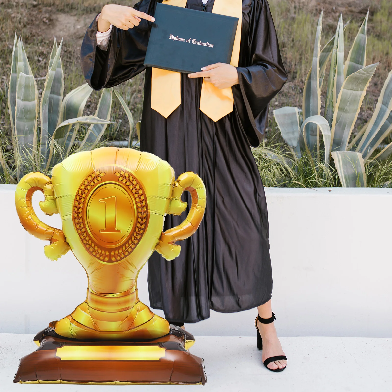 

Trophy Balloon Aluminum Film Champion Balloon Graduation Sports Birthday Party Decorations Sports Party Decoration