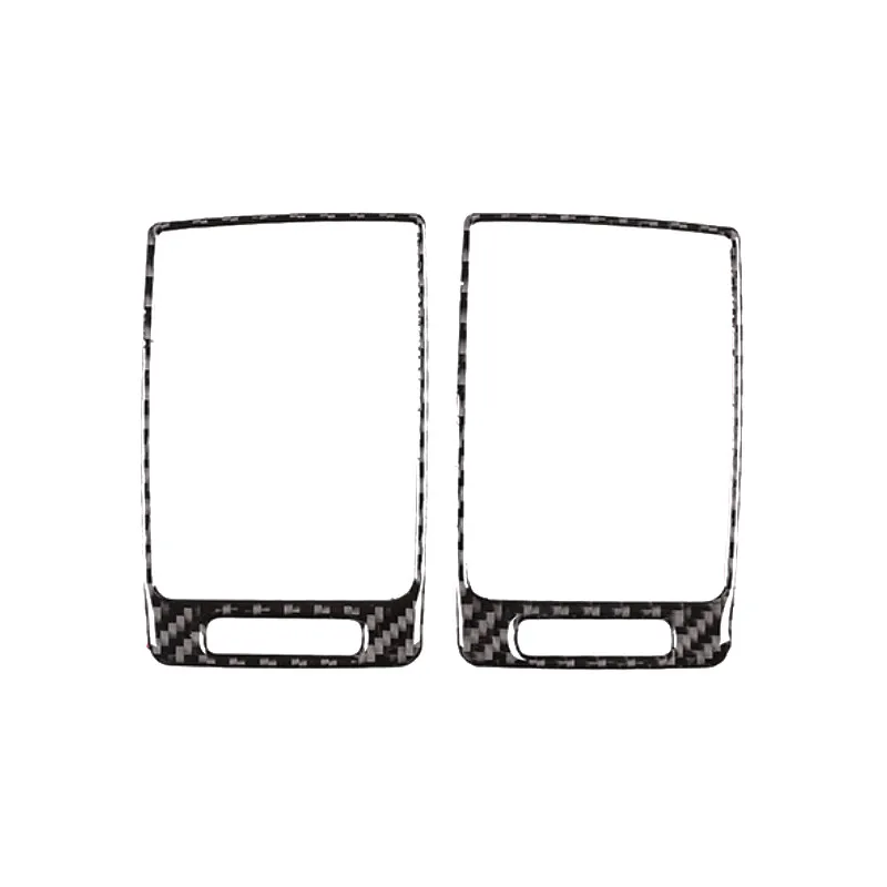 لهوندا CRV 2007 2008 2009 2010 2011 سيارة ألياف الكربون لوحة القيادة الجانب تكييف الهواء منفذ الهواء تنفيس غطاء الكسوة #2