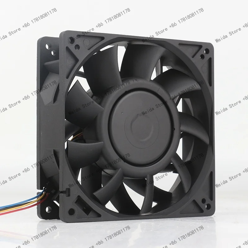 Delta DC 12V 4.11A 49.32W 12738 mute 12.7CM 4-wire FFB1312EHE cooling fan 127X127X38MM High speed ultra-force inverter