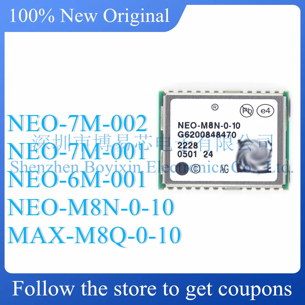 NEW NEO-7M-002 NEO-7M-001 NEO-6M-001 NEO-M8N-0-10 MAX-M8Q-0-10.GPS Beidou GNSS timing satellite flight control navigation module