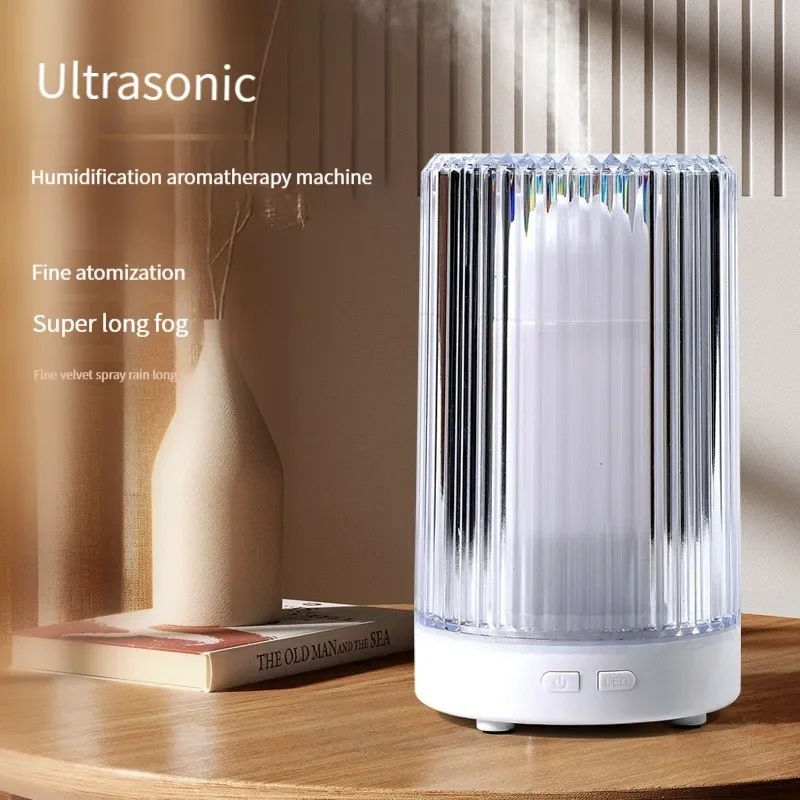 Новый тип офисный небольшой распылитель воздуха ночник увлажнитель настольная лампа кристаллический ультразвуковой увлажнитель распылитель