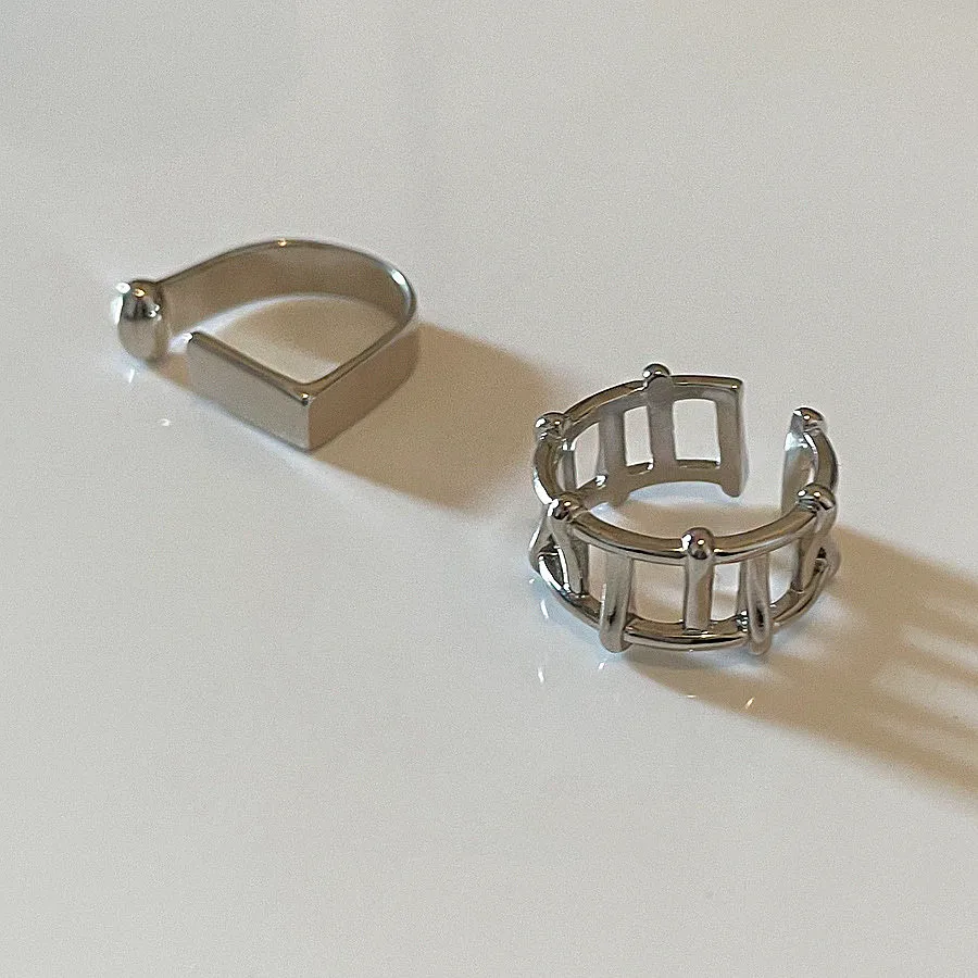 

Простые кольца из стерлингового серебра 925 пробы для женщин, INS, модная геометрия, винтажные элегантные ювелирные изделия для дня рождения, подарки