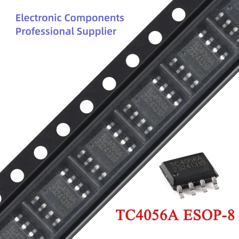 10/5pcs TC4056A ESOP-8 TC4056 4056 4056A SOP8 1A Linear Lithium Battery Charging Charger IC Compatible with TP4056 Original Chip