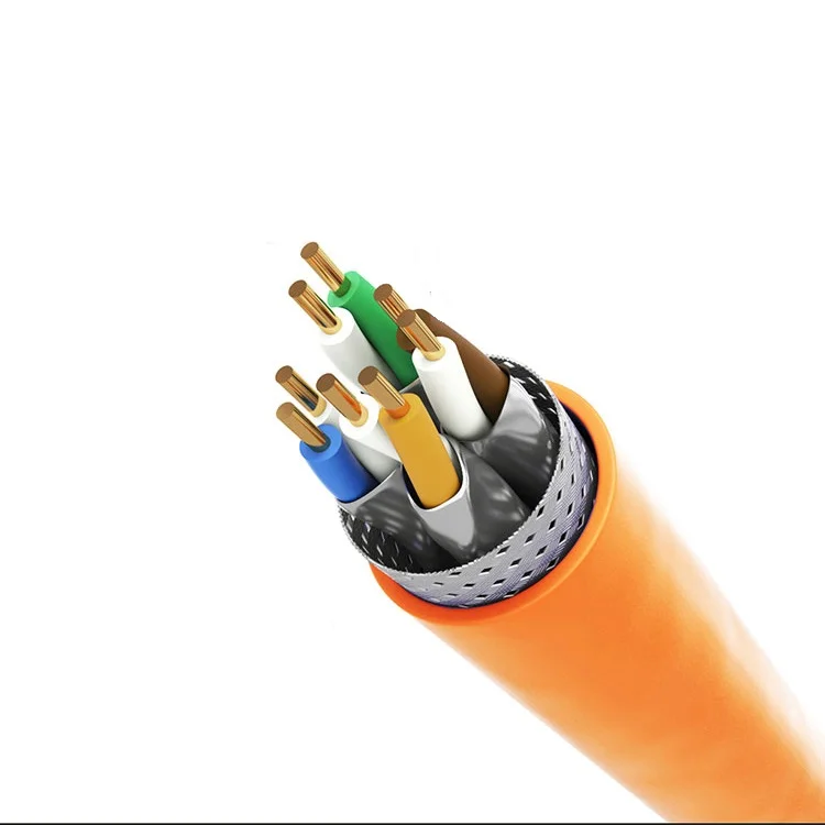 305m 1000ft roll SFTP 4pr 23awg copper Cat7 ethernet cable price  ethernet cable cat 7 pass test