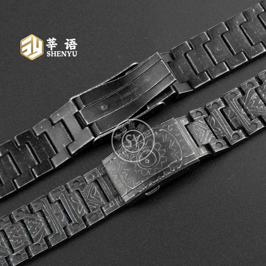 DW5600 GW5600g تعديل فريد الفولاذ المقاوم للصدأ مجموعة ل كاسيو G-SHOCK المعادن نحت الرجعية الهندي نمط حزام ساعة اليد الرجال DIY بها بنفسك