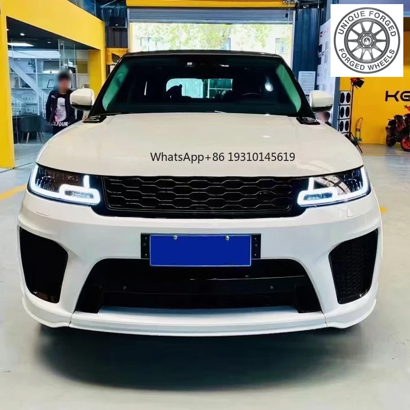 

Range Rover 2014-2017 mise à niveau 2022 Sport Bodykit voiture lèvre pare-chocs avant feux voiture phares feux arrière