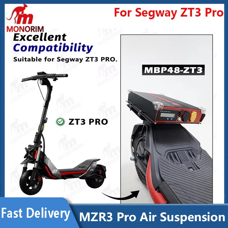 Batería externa extraíble Monorim MBP48-ZT3 48v 13.5ah para Segway ZT3Pro, extensor de autonomía de más de 35 km